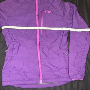 Outdoor Research Purple Jacket with Pink Accents